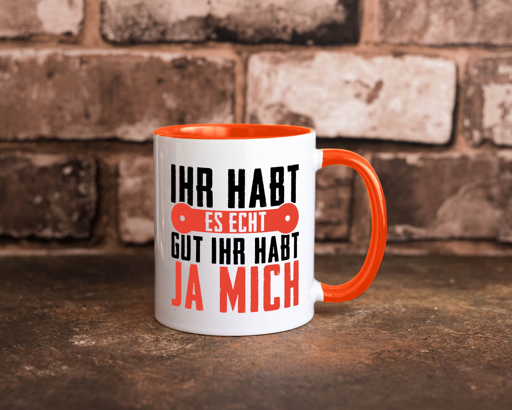 Ihr habt es echt gut ja mich lustig Humor Geschenkidee Geschenk Tasse