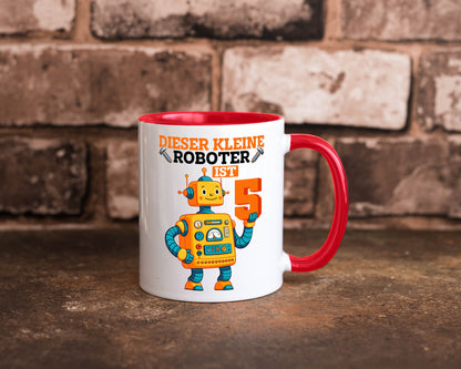 5. Geburtstag | 5 Jahre Roboter Junge lustiger Spruch Geschenk Geschenkidee