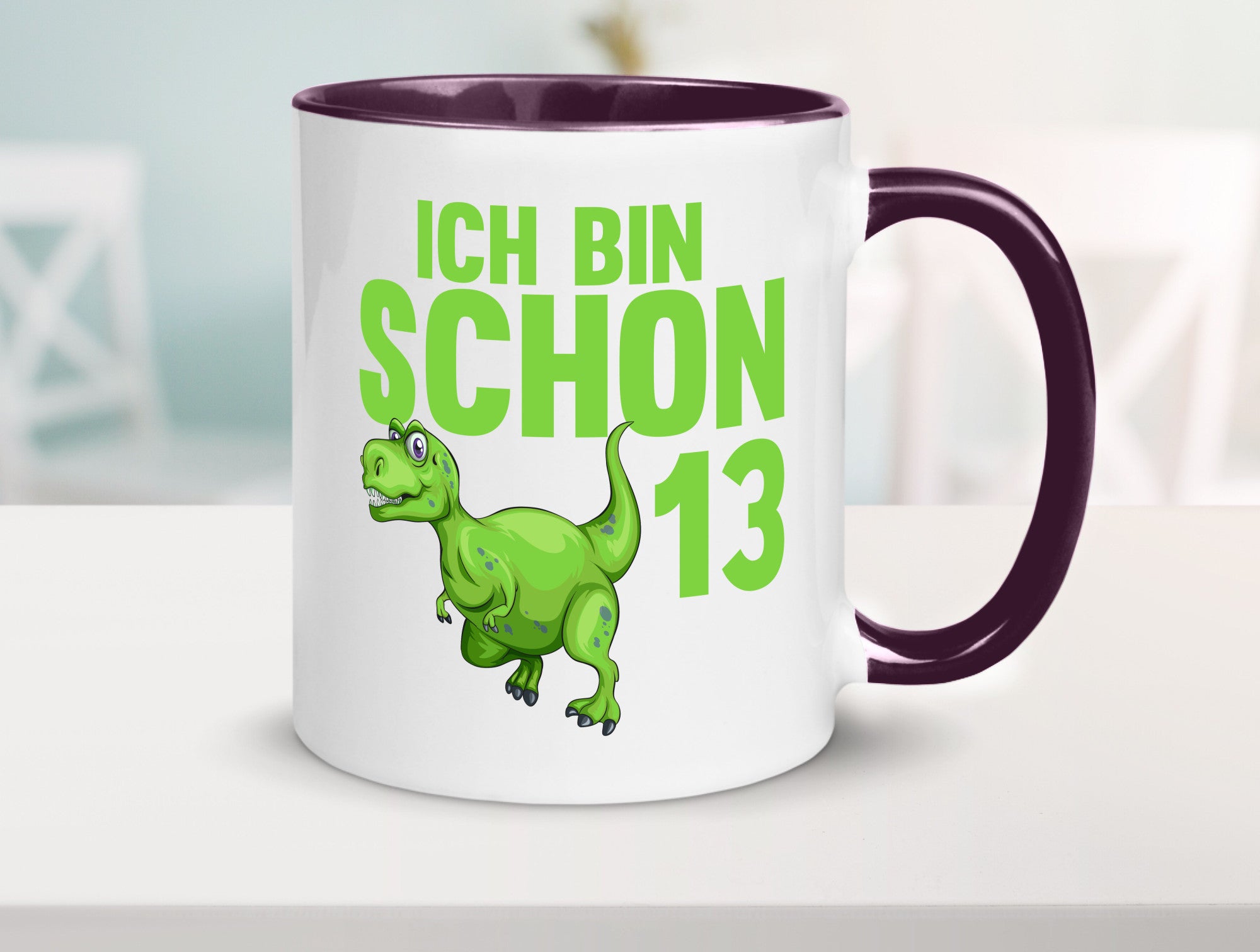 13. Geburtstag | 13 Jahre Dino Dinosaurier Humor Geschenkidee Tasse