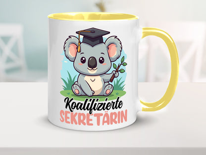Koalifizierte Sekretärin | Büro Geschenkidee Arbeit Kollegen Humor Tasse
