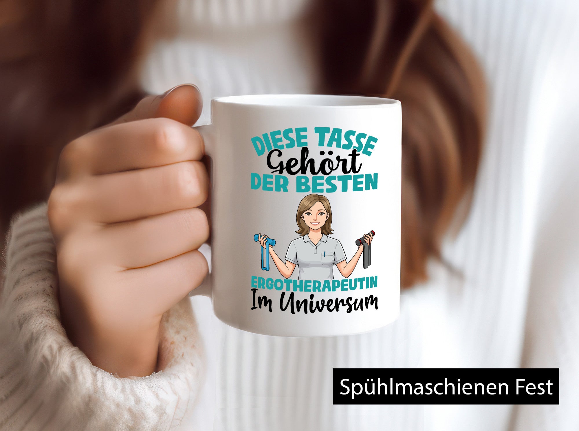 Im Universum: Ergotherapeutin | Ergotherapie lustiger Spruch Geschenk Humor
