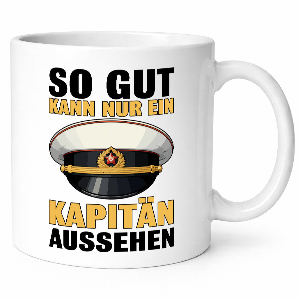 So gut kann nur ein Kapitän aussehen| v2 lustiger Spruch Geschenk Humor