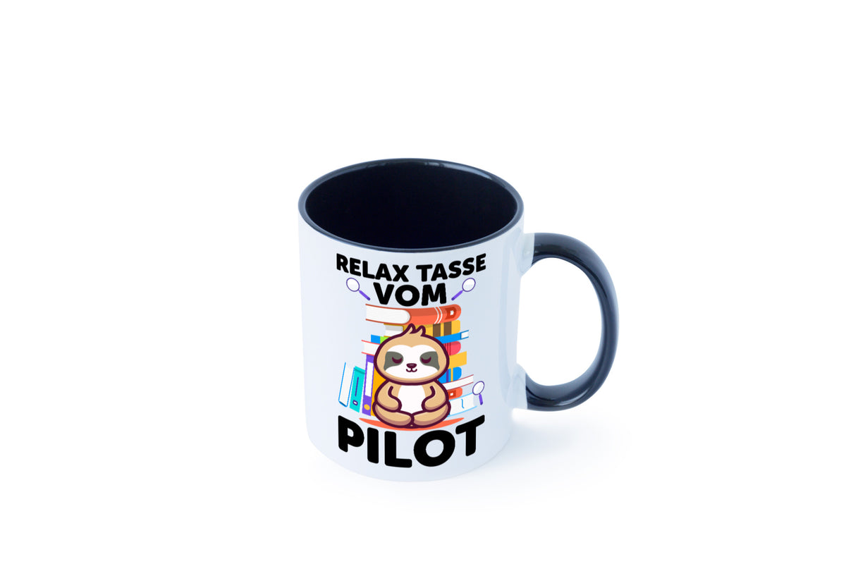 Relax Tasse: Pilot | Flugzeug Piloten lustiger Spruch Geschenk Humor