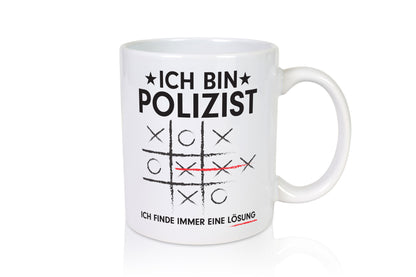 Löse Probleme: Polizist | Polizei Geschenk Humor Geschenkidee lustiger Spruch