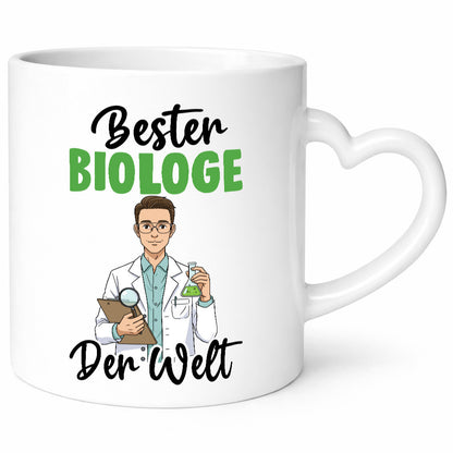 Bester Biologe | Biologie Naturforscher v2 Geschenkidee Humor Tasse