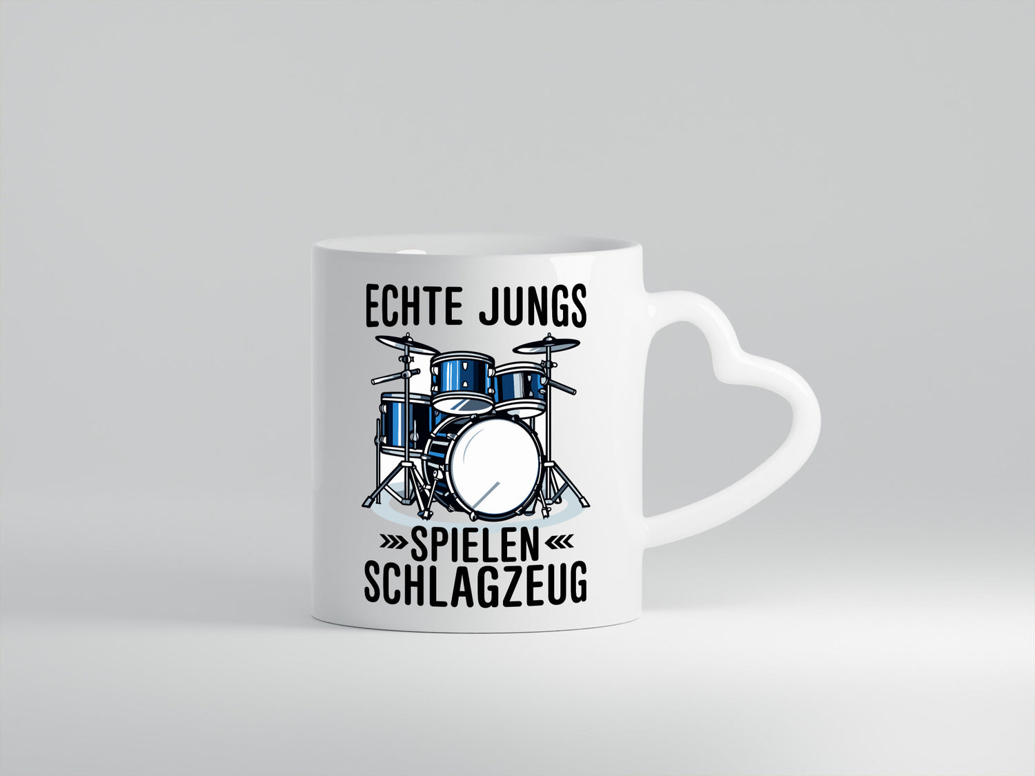 Echte Jungs spielen Schlagzeug | Drummer Geschenkidee Humor Tasse