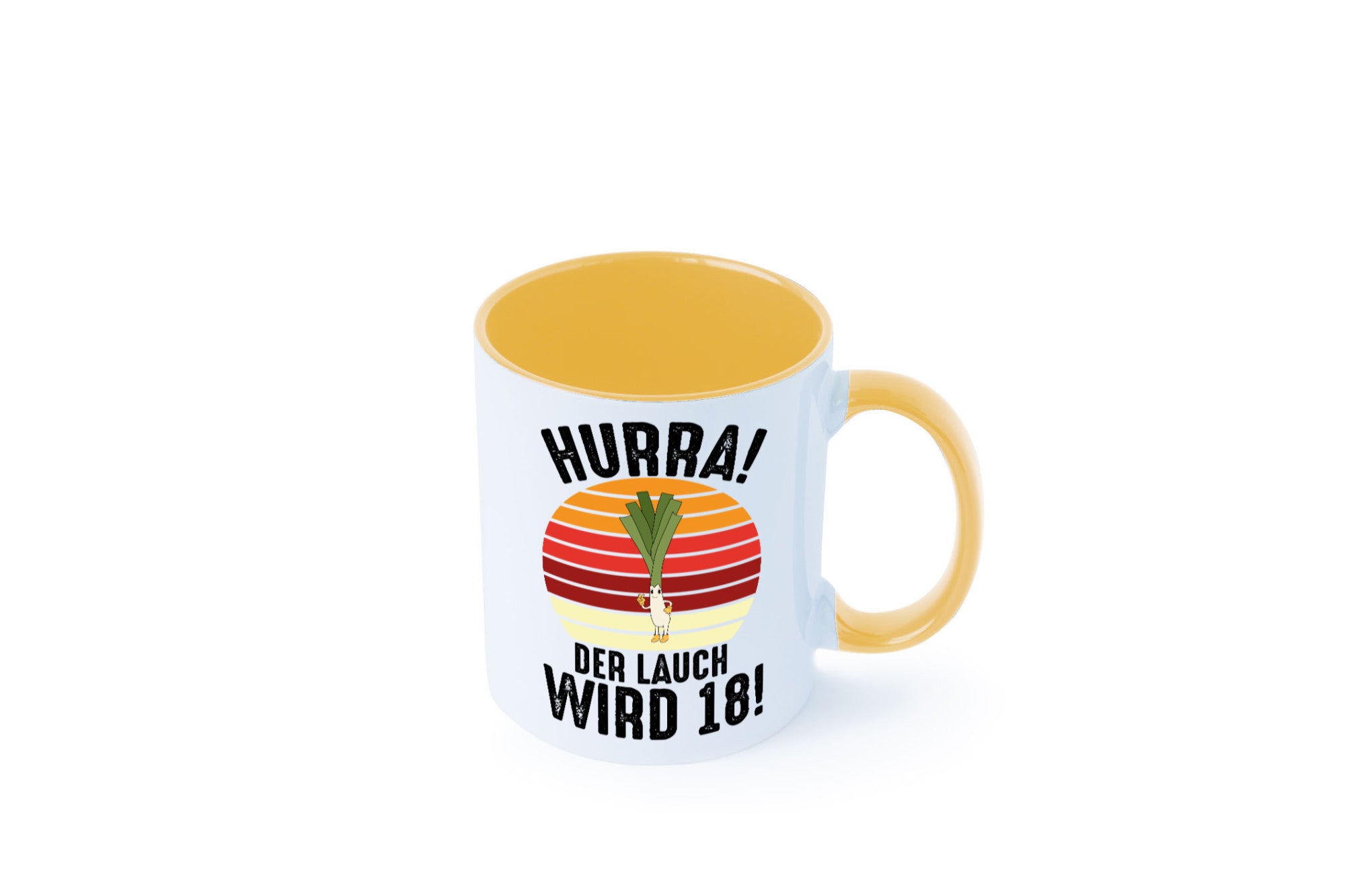Hurra der lauch wird 18 | 18. Geburtstag Ehrentag lustiger Spruch Geschenk