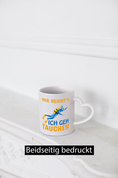 Ich geh tauchen | Taucher Spruchtasse Schnorcheln Geschenkidee Humor Tasse