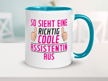 Richtig Coole Assistentin | Assistenz Hilfskraft lustig Humor Geschenkidee
