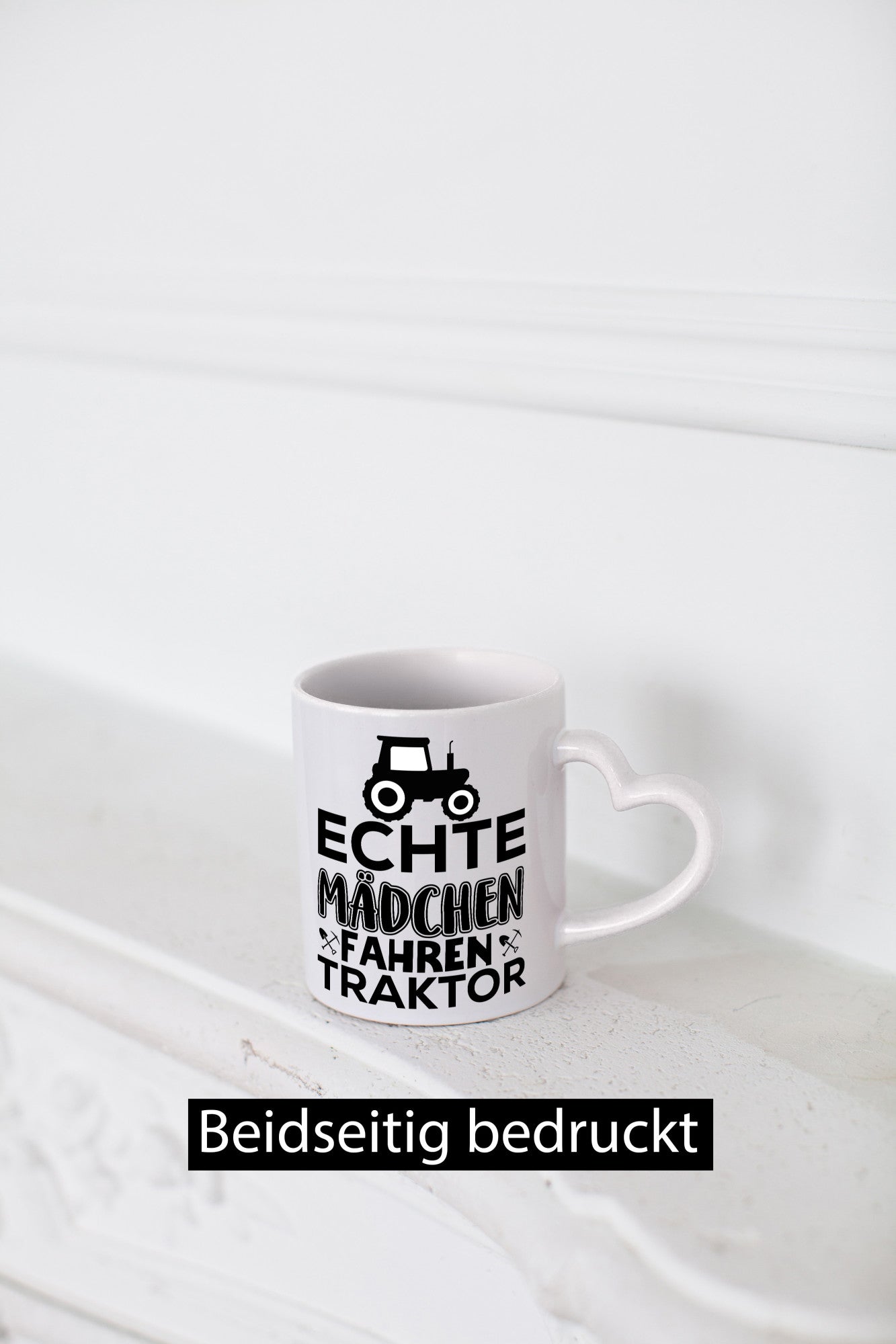 Mädchen fahren Traktor | Trekker Tasse Landwirtin lustiger Spruch Geschenk