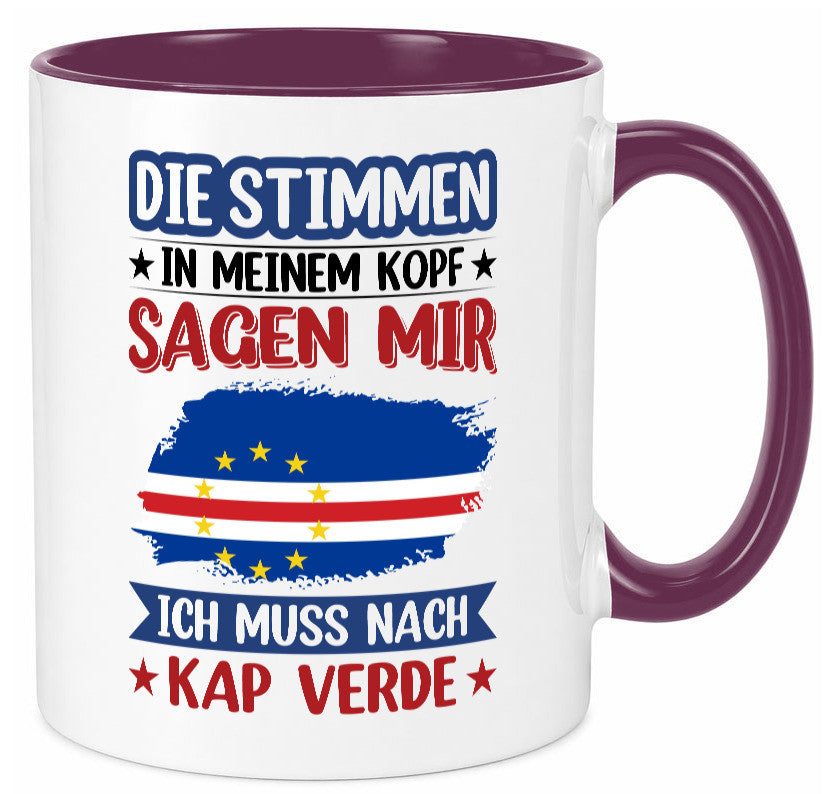 Kap Verde | Urlaub Stimmen in meinem Kopf Traumland lustig Humor Geschenkidee