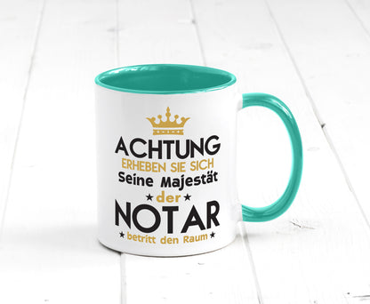 Seine Majestät Notar | Jurist Humor Geschenkidee Tasse