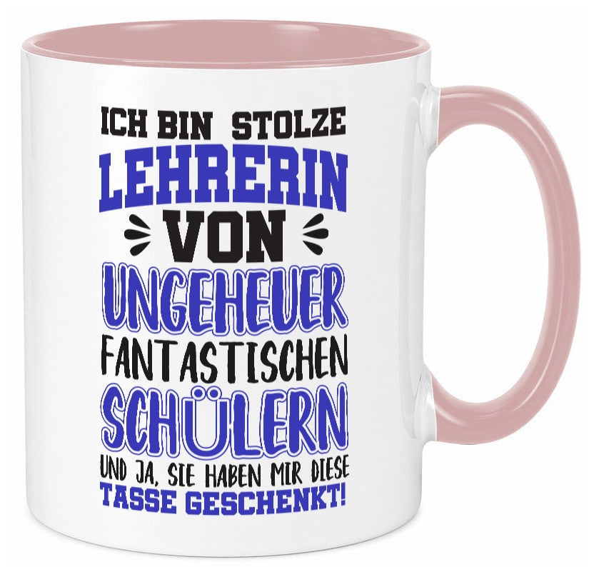 Stolze Lehrerin | Spruchtasse lustig Schüler Schule lustiger Spruch Geschenk