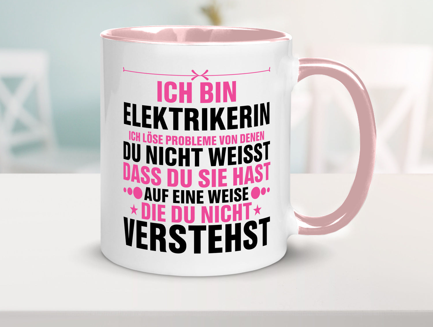 Löse Probleme: Elektrikerin | Elektronikerin Elektrik v2 Geschenkidee Humor
