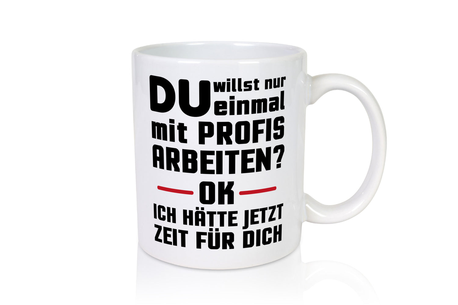 Mit Profis arbeiten | Kollegen lustiger Handwerker Geschenkidee Arbeit Büro