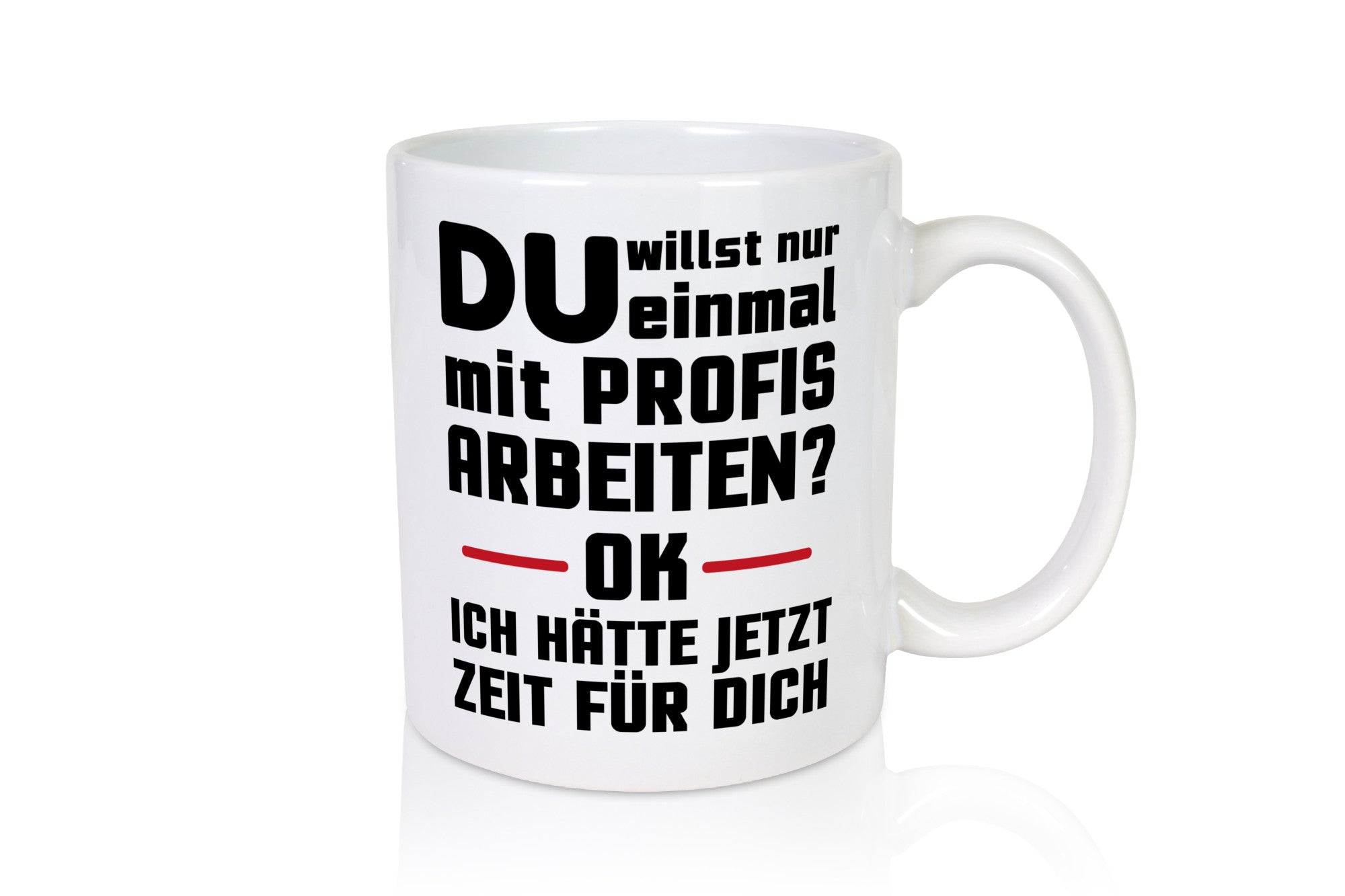 Mit Profis arbeiten | Kollegen lustiger Handwerker Geschenkidee Arbeit Büro