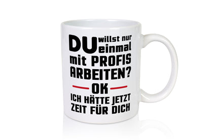 Mit Profis arbeiten | Kollegen lustiger Handwerker Geschenkidee Arbeit Büro