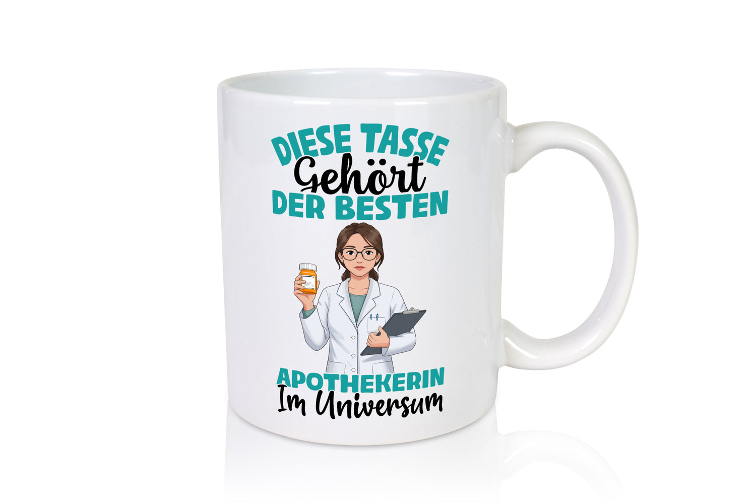 Im Universum: Apothekerin | Apotheke Pharmazie lustiger Spruch Geschenk Humor