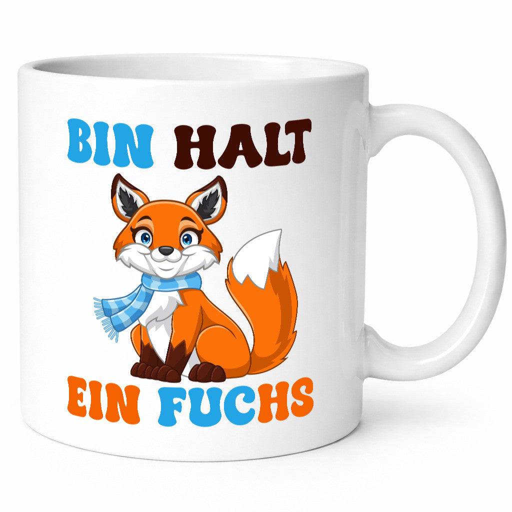 Bin halt ein Fuchs | Schlauer lustig Humor Geschenkidee Geschenk Tasse