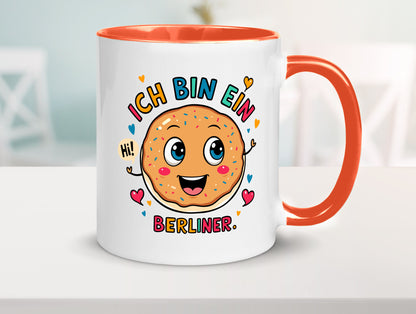Ich bin ein Berliner | Krapfen Pfannkuchen Humor Geschenkidee Tasse