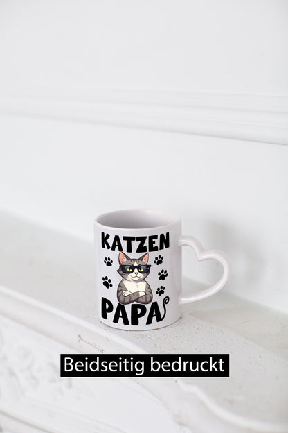 Katzen Papa | Katzenliebhaber Katze lustig Tierliebhaber Humor Geschenk Tasse