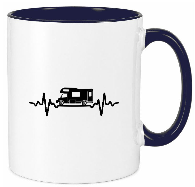Wohnmobil | Herzschlag lustiger Spruch Geschenk Humor Geschenkidee Tasse