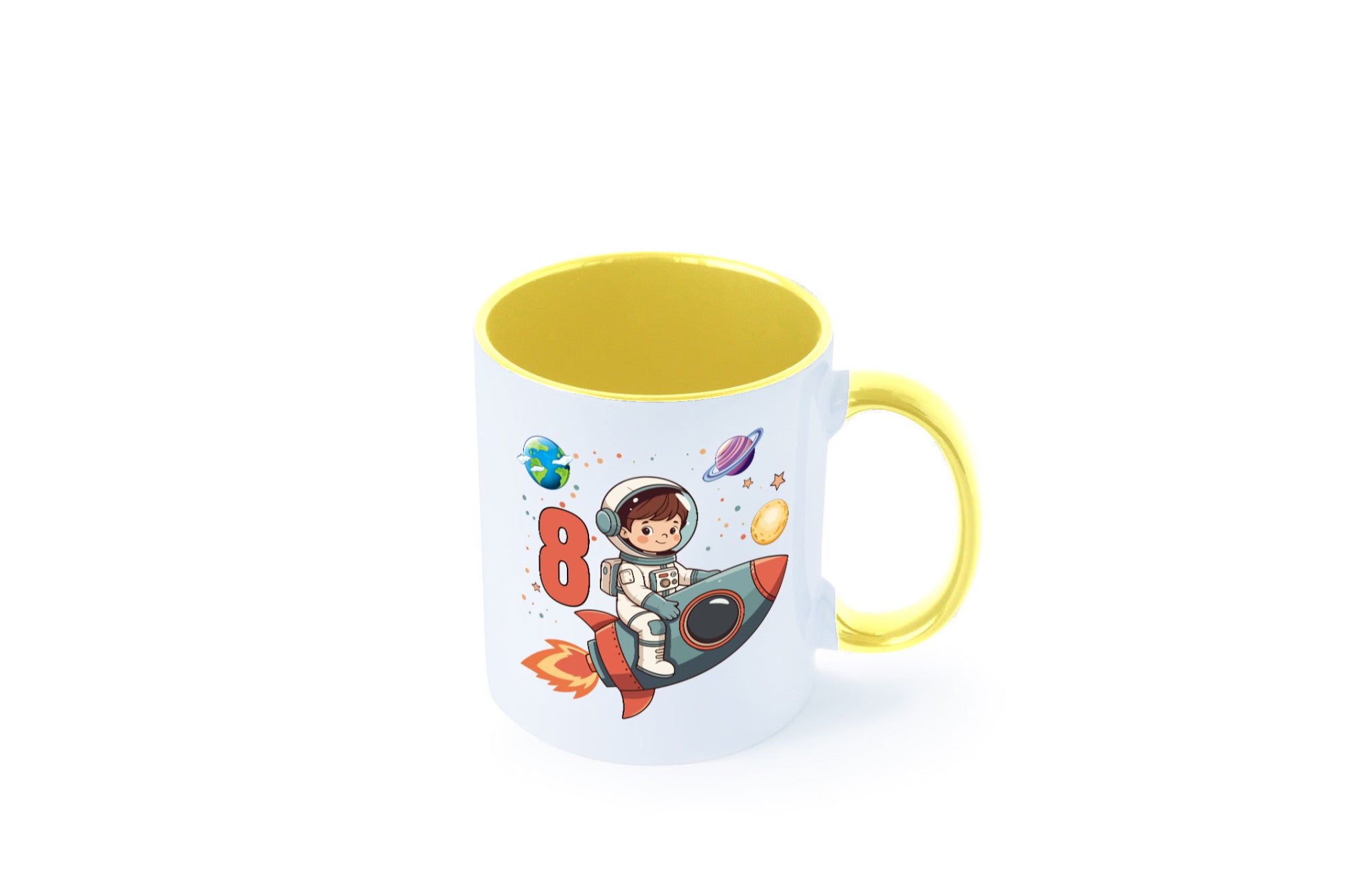 8. Geburtstag | 8 Jahre Astronaut Weltraum Humor Geschenkidee Tasse