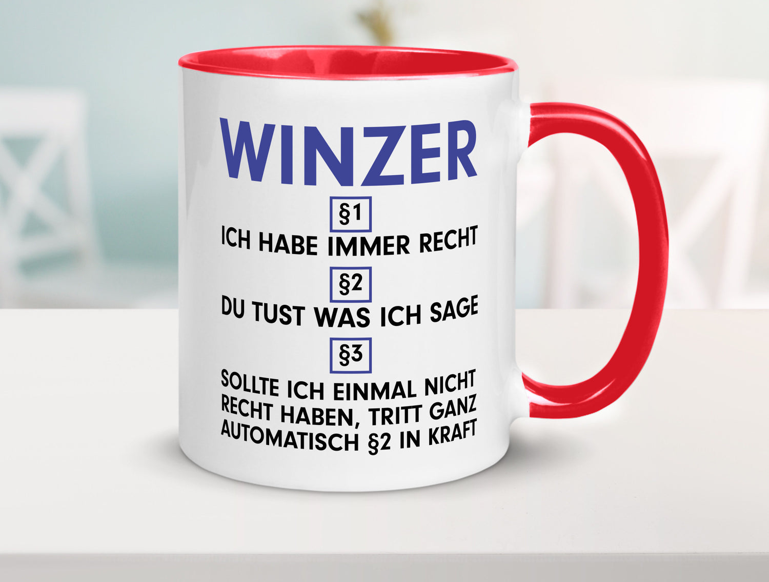 Ich habe immer Recht Winzer | Weinbauer Wein lustig Humor Geschenkidee Geschenk