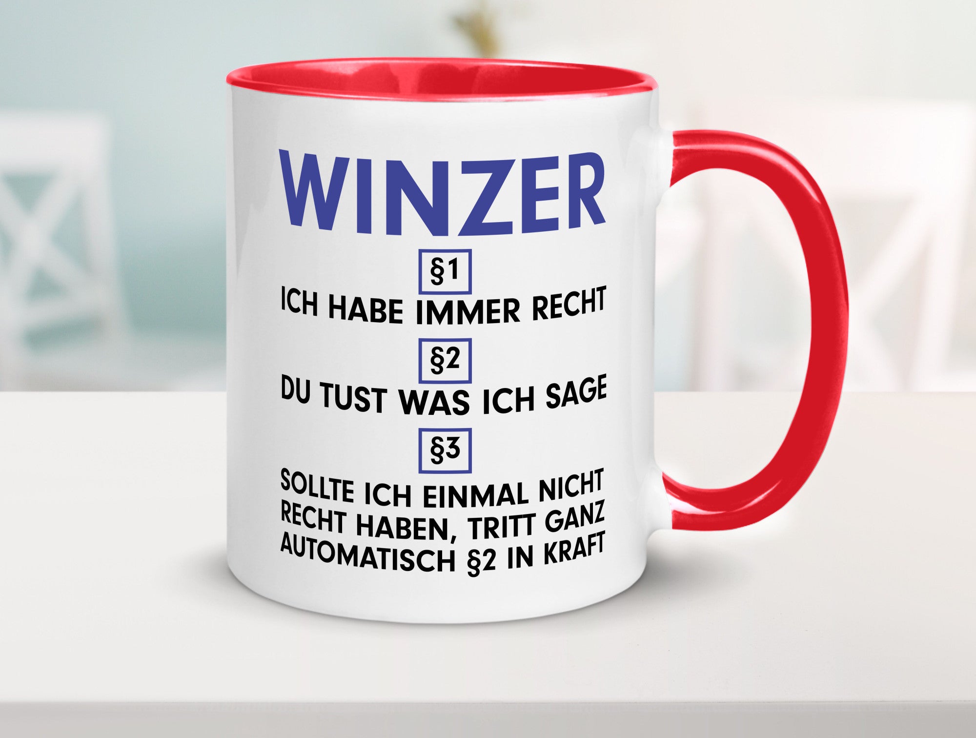 Ich habe immer Recht Winzer | Weinbauer Wein lustig Humor Geschenkidee Geschenk