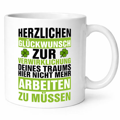 Verwirklichung deiner Träume | Stellenwechel Kollege Humor Arbeit Kollegen Büro
