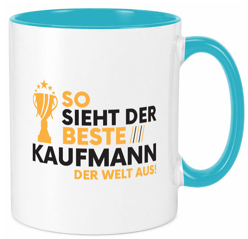 Der Weltbeste Kaufmann Kaufmänner lustig Humor Geschenkidee Geschenk Tasse