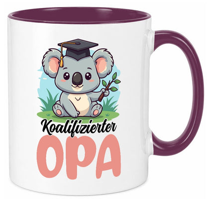 Koalifizierter Opa | Großvater Enkel Familie Humor Geschenkidee Tasse