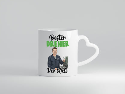 Bester Dreher | Fräser v2 lustig Humor Geschenkidee Geschenk Tasse