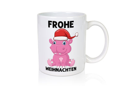 Frohe Weihnachten | Weihnachtstiere Nilpferd Humor Tierliebhaber Geschenkidee