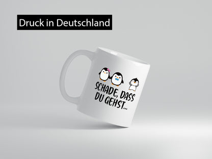 Schade das du gehst | Arbeitskollegen Arbeit Humor Kollegen Büro Geschenkidee
