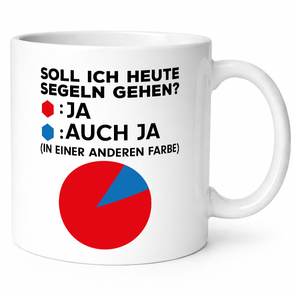 Segeln gehen | Segler Tasse Segelboot Kapitän lustiger Spruch Geschenk Humor