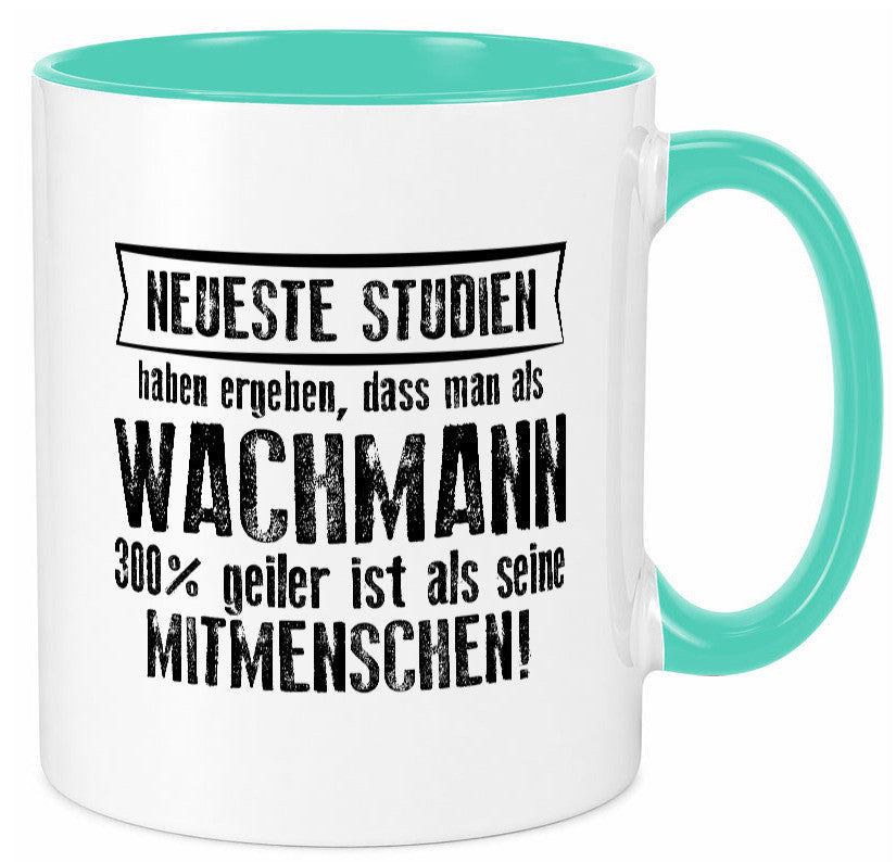 Neuste Studien: Wachmann | Wachpersonal Nachtwächter Humor Geschenkidee Tasse