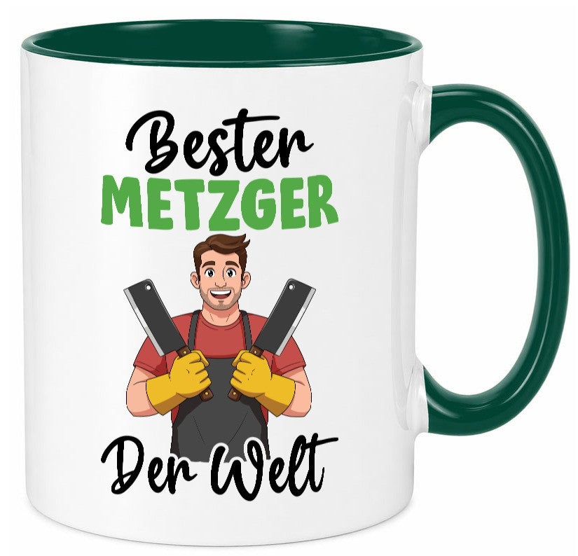 Bester Metzger | Fleischer Metzgerei v2 Geschenkidee Humor Tasse