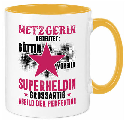 Bedeutung von Metzgerin | Fleischerin Geschenk Humor Geschenkidee lustiger