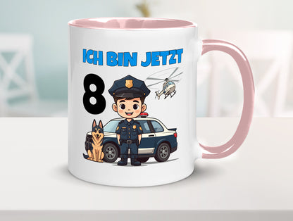 8. Geburtstag | 8 Jahre Polizei Kind Polizeiauto lustig Geschenkidee Geschenk