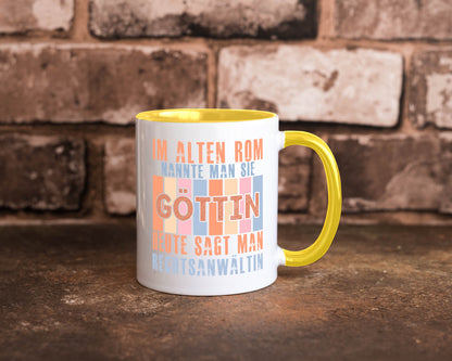 Heute sagt man: Rechtsanwältin | Jurstin Anwältin lustig Humor Geschenkidee
