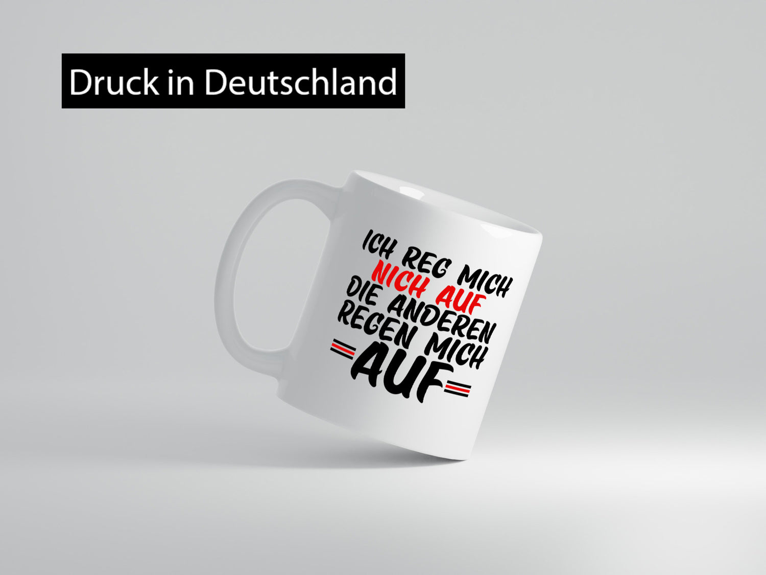 Ich rege mich nicht auf | Lustiger Spruch Kollegen Humor Geschenk Arbeit Büro