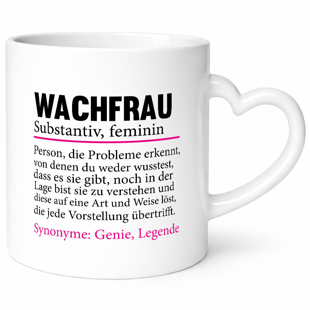 Wachfrau | Wachpersonal Spruch Nachtwächter Geschenk Humor Geschenkidee Tasse