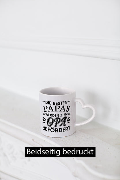 Beförderung zu Opa | Papa Tasse Schwangerschaft Geschenk Familie Geschenkidee