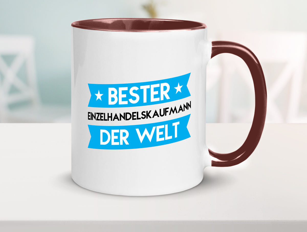 Bester Einzelhandelskaufmann | Einzelhandel Geschenk Humor Geschenkidee Tasse