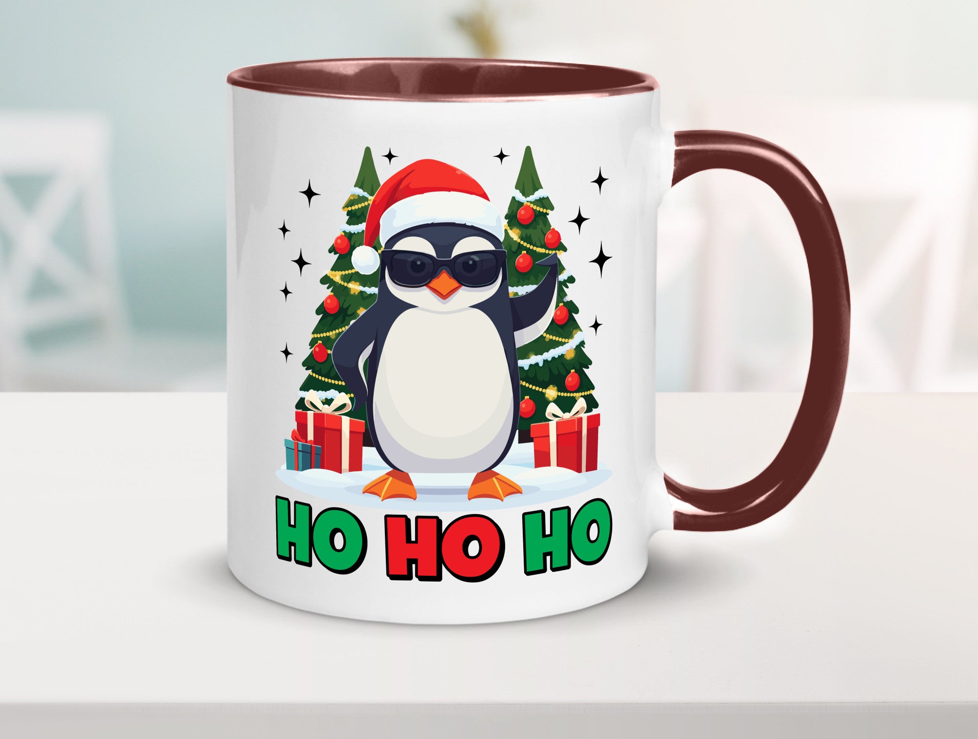 Ho | Weihnachts Pinguine Weihnachten lustig Humor Geschenkidee Geschenk Tasse