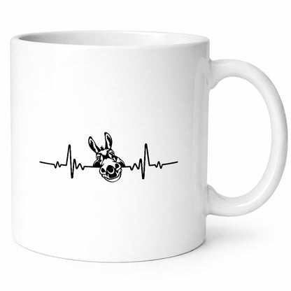Heart Beat | Herzschlag Esel Eselliebhaber Geschenk Humor Geschenkidee lustiger