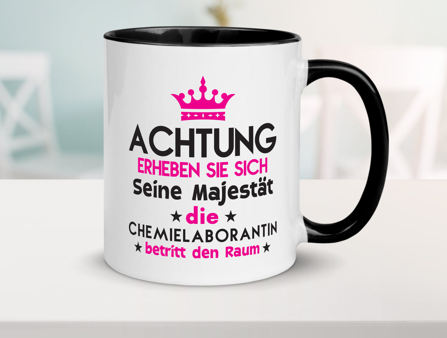Seine Majestät Chemielaborantin | Laborantin Chemie Humor Geschenkidee Tasse