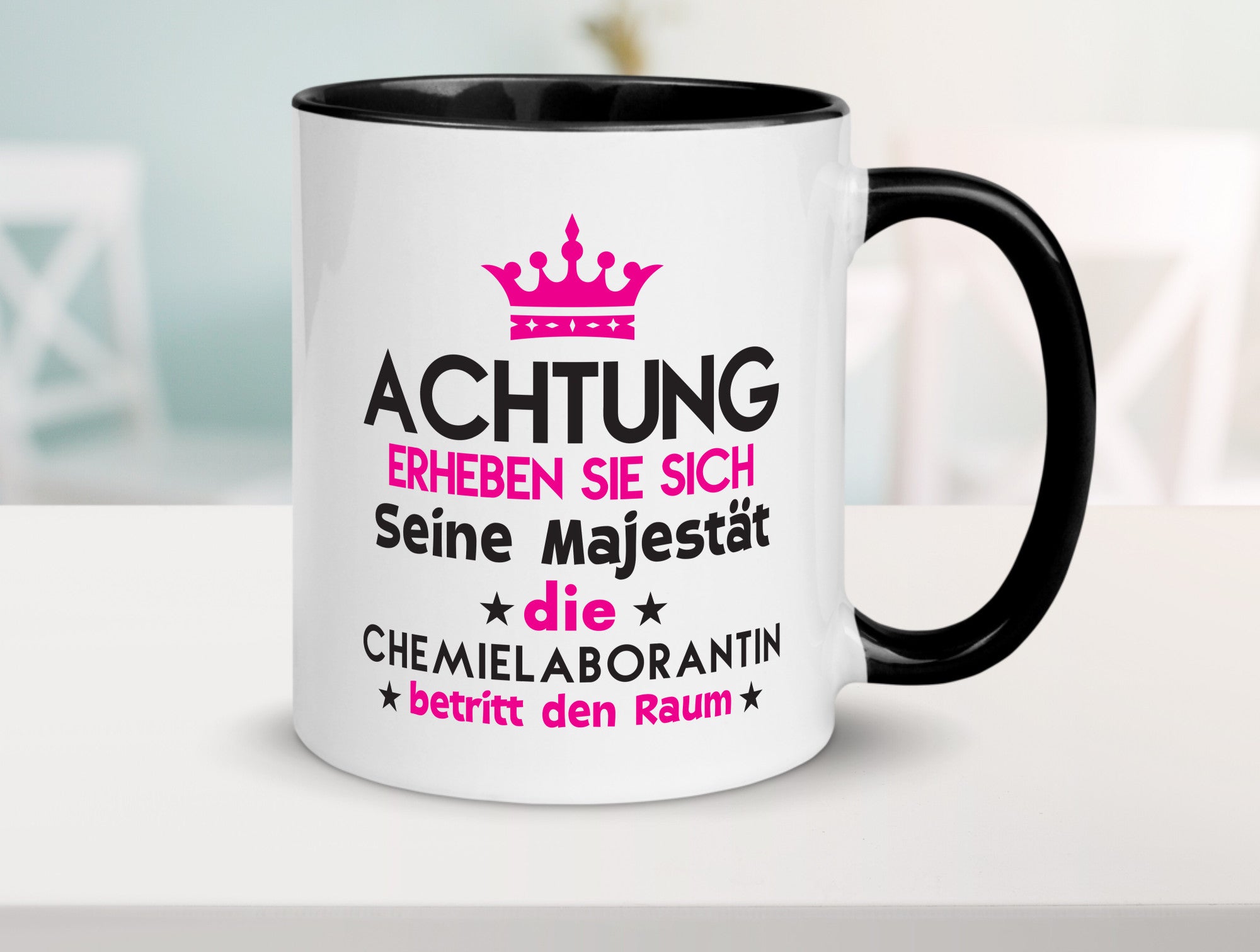 Seine Majestät Chemielaborantin | Laborantin Chemie Humor Geschenkidee Tasse