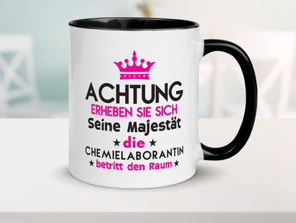 Seine Majestät Chemielaborantin | Laborantin Chemie Humor Geschenkidee Tasse